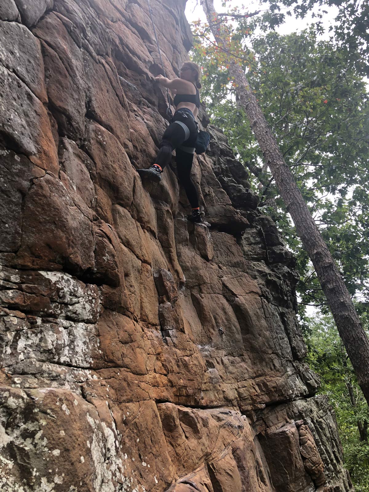 Rock climbing